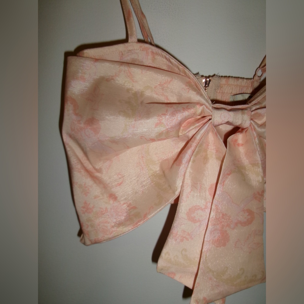 Kimchi Blue: Pink Bow Crop Top